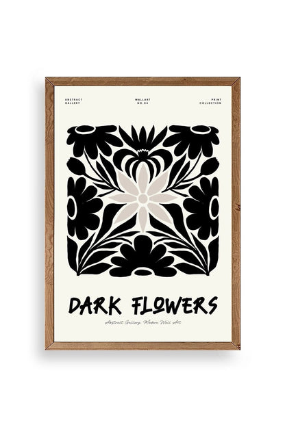 Çiçek Ahşap Çerçeveli Tablo 30 x 42