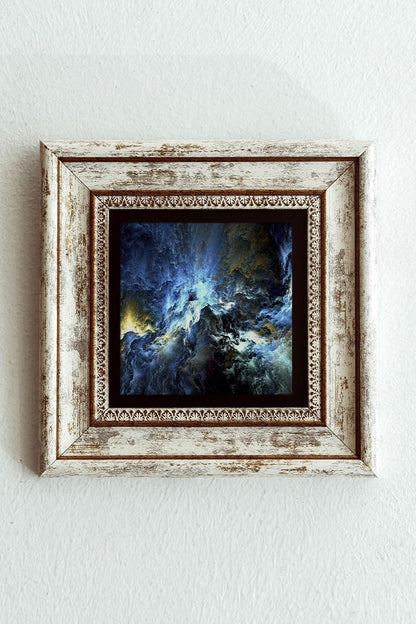 Çerçeveli Taş Tablo , Çerçeveli Taş Duvar Dekoru-enkcrcvtbl-00186 20 cm