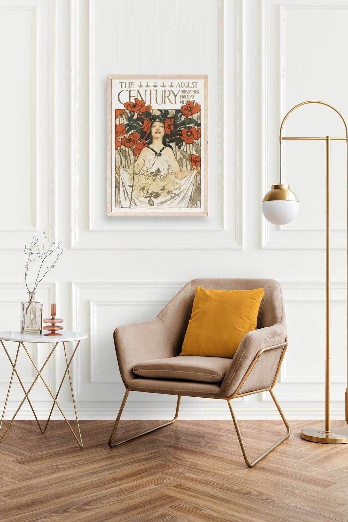 Joseph Christian Leyend Ahşap Çerçeveli Tablo 30 x 42