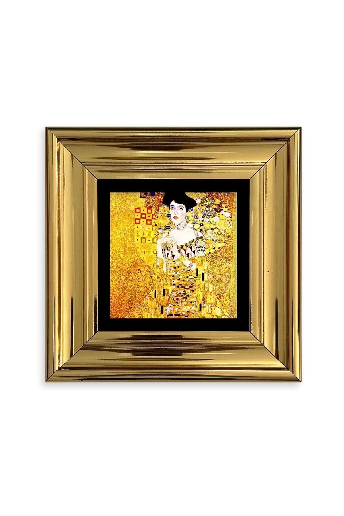 Gustav Klimpt Çerçeveli Taş Tablo 20 cm