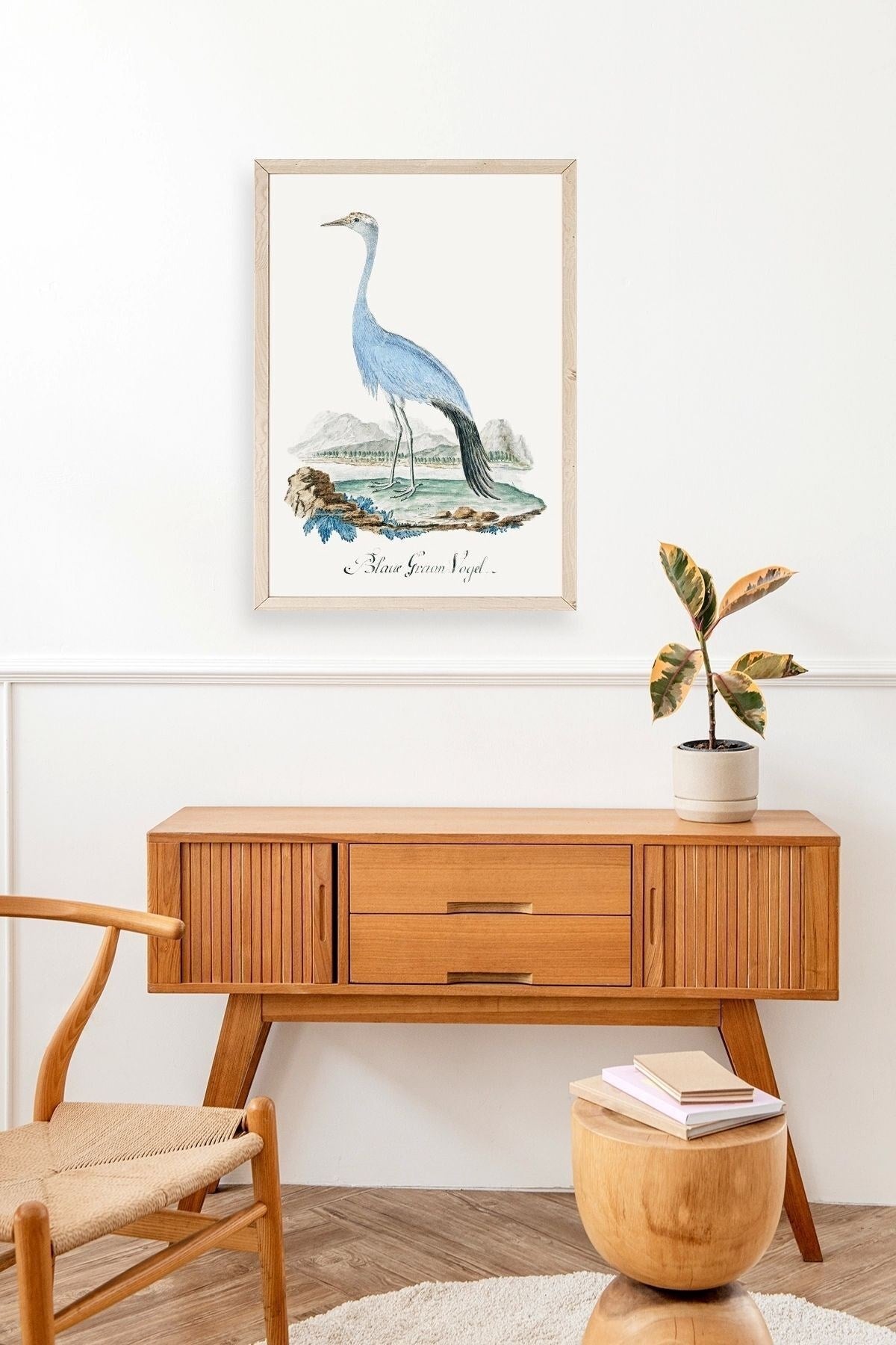 Blaue G. Voyel Ahşap Çerçeveli Tablo 23 x 30