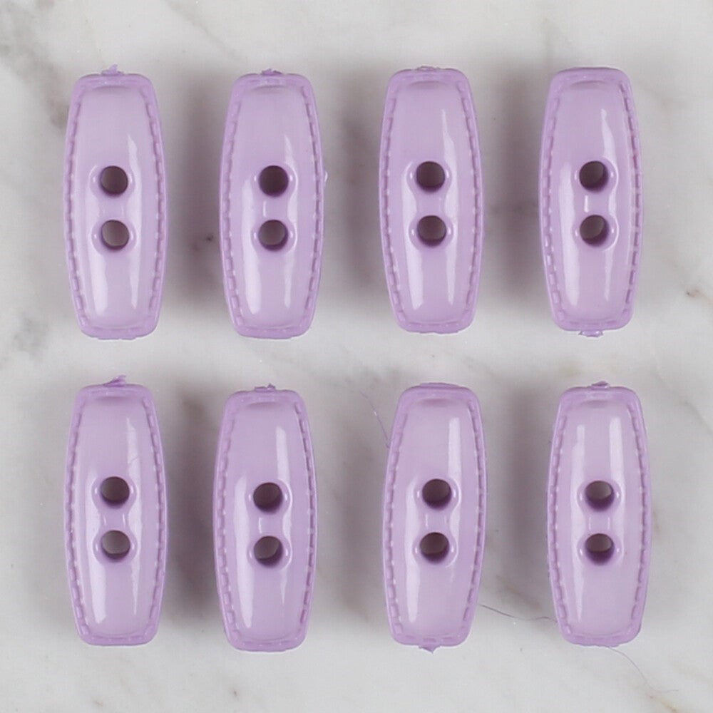 Loren Crafts lila 8 li çoban düğmesi - 89