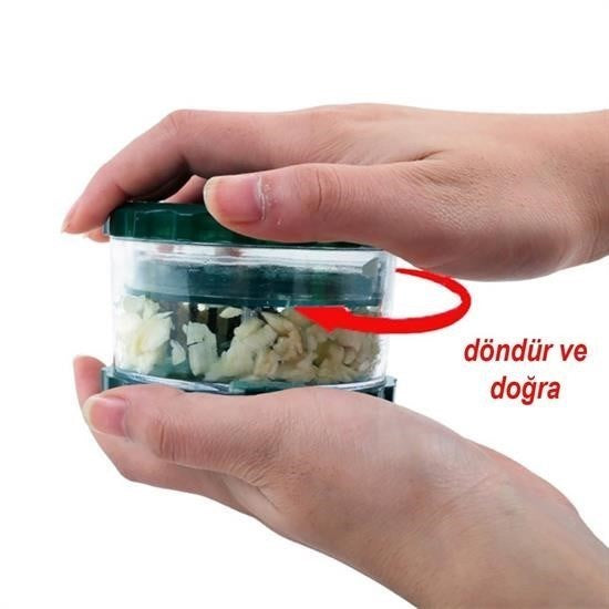 BUFFER® Pratik Sarımsak Ezme Doğrama Rendeleme  Öğütme Aleti Aparatı