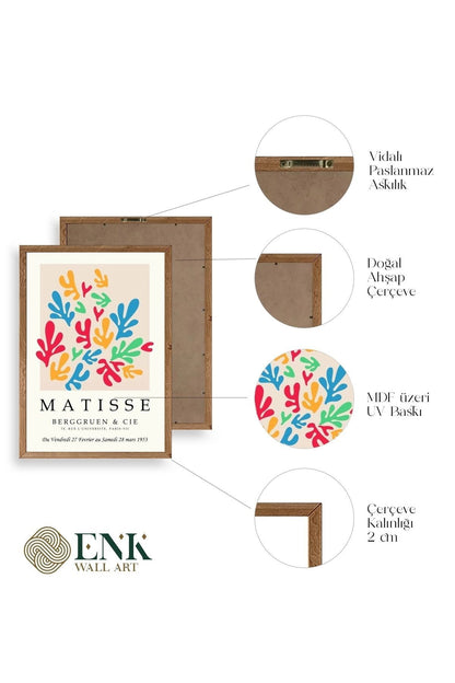 Fransız Ahşap Çerçeveli Tablo 30 x 42