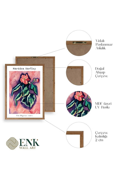 Marsden Hartley Ahşap Çerçeveli Tablo 17 x 23