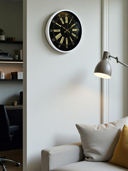 Zentime 36 Cm Beyaz Dekoratif Duvar Saati