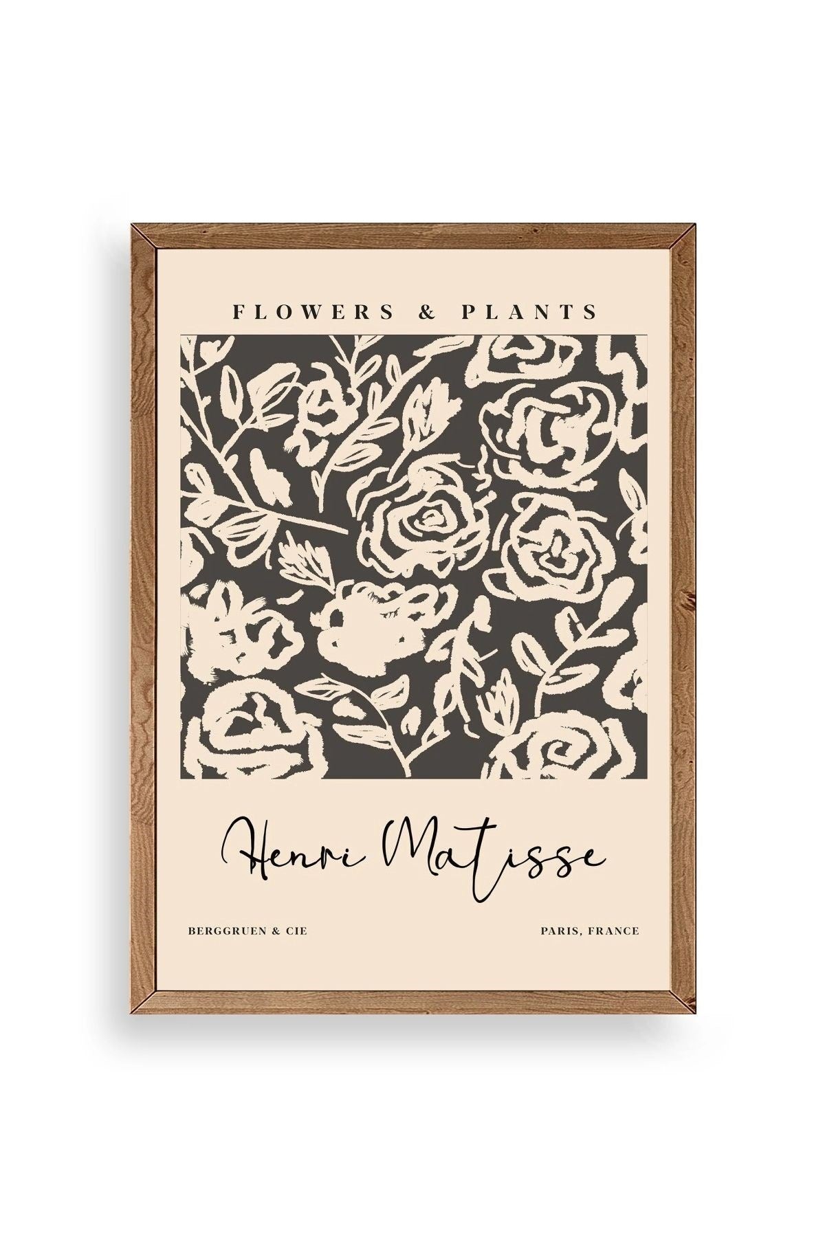 Henri Matisse Ahşap Çerçeveli Tablo 30 x 42