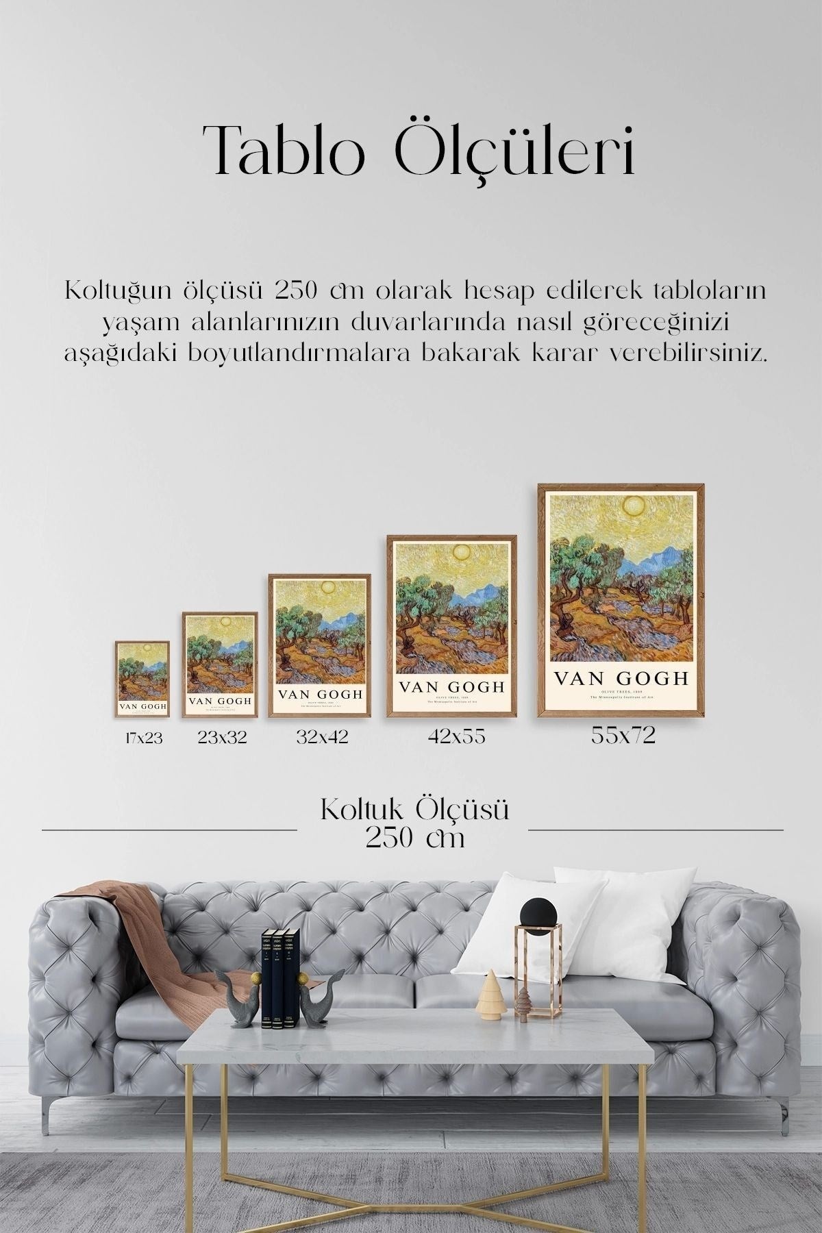 Van GOgh Ahşap Çerçeveli Tablo 23 x 30