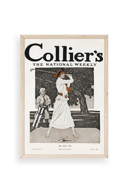 Edward Penfield Ahşap Çerçeveli Tablo 50 x 70