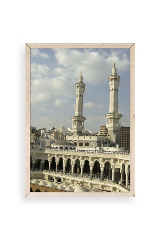 Kabe Camii Ahşap Çerçeveli Tablo 50 x 70