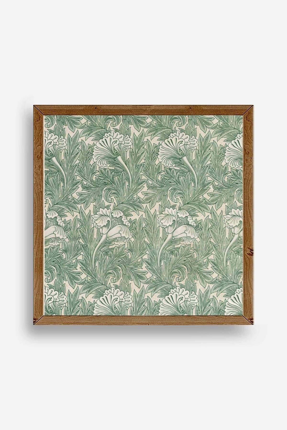 Çiçek Ahşap Çerçeveli Tablo 23 x 23