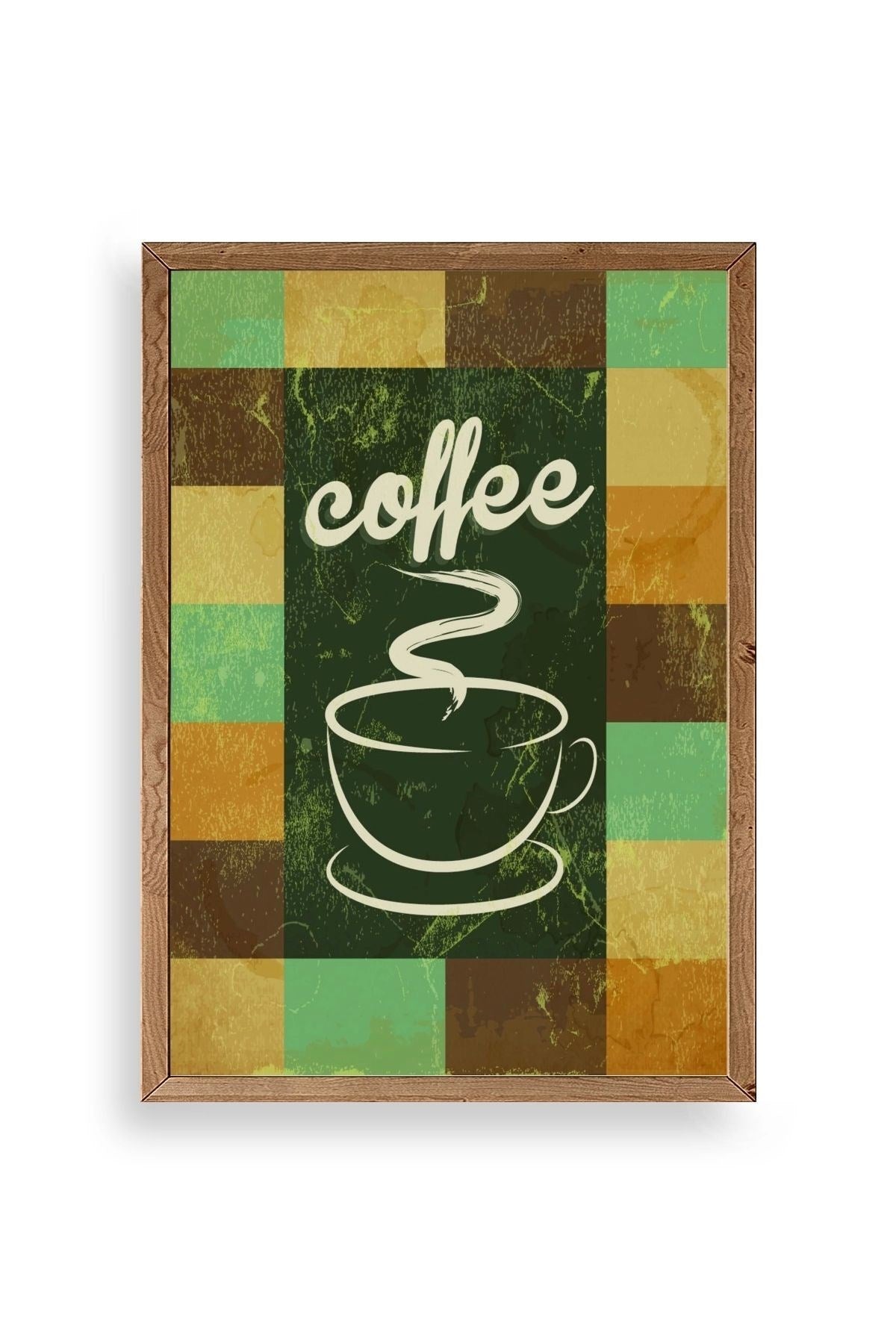 Kahve Ahşap Çerçeveli Tablo 17 x 23