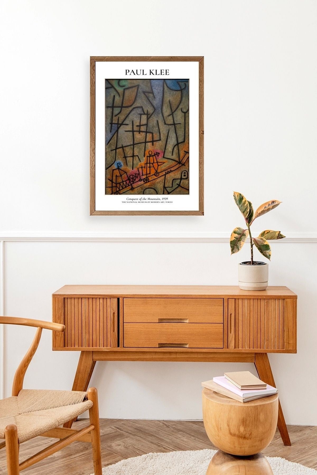 Paul Klee Ahşap Çerçeveli Tablo 23 x 30