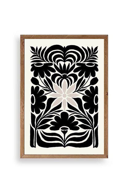 Desen Ahşap Çerçeveli Tablo 50 x 70