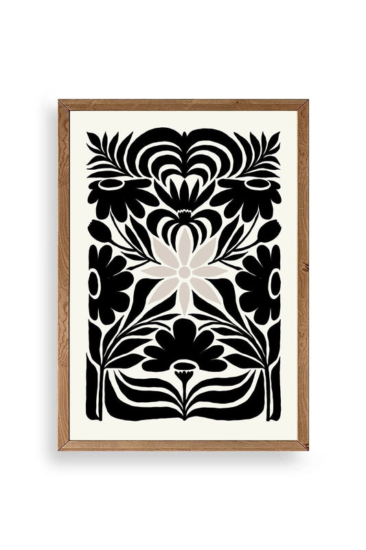 Desen Ahşap Çerçeveli Tablo 50 x 70