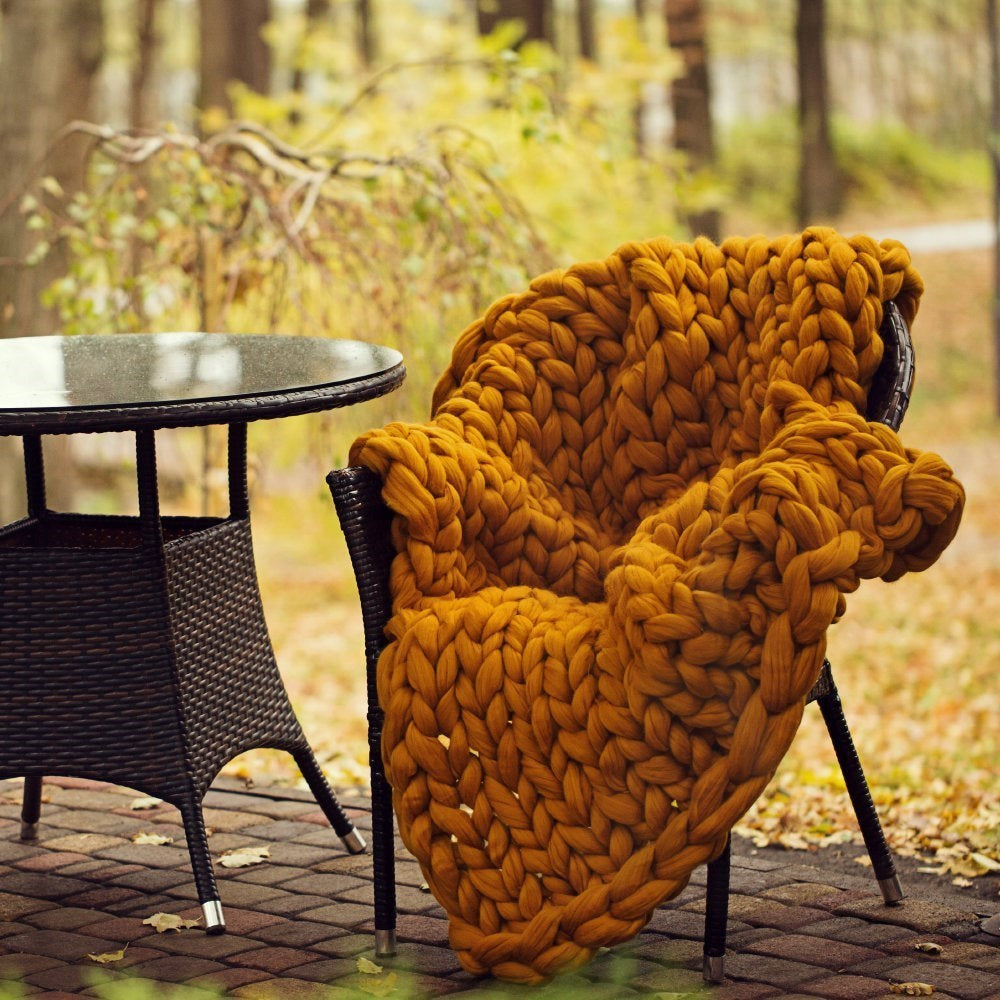 La Mia Jumbo Sarı Dev Yün El Örgü İpi - J5