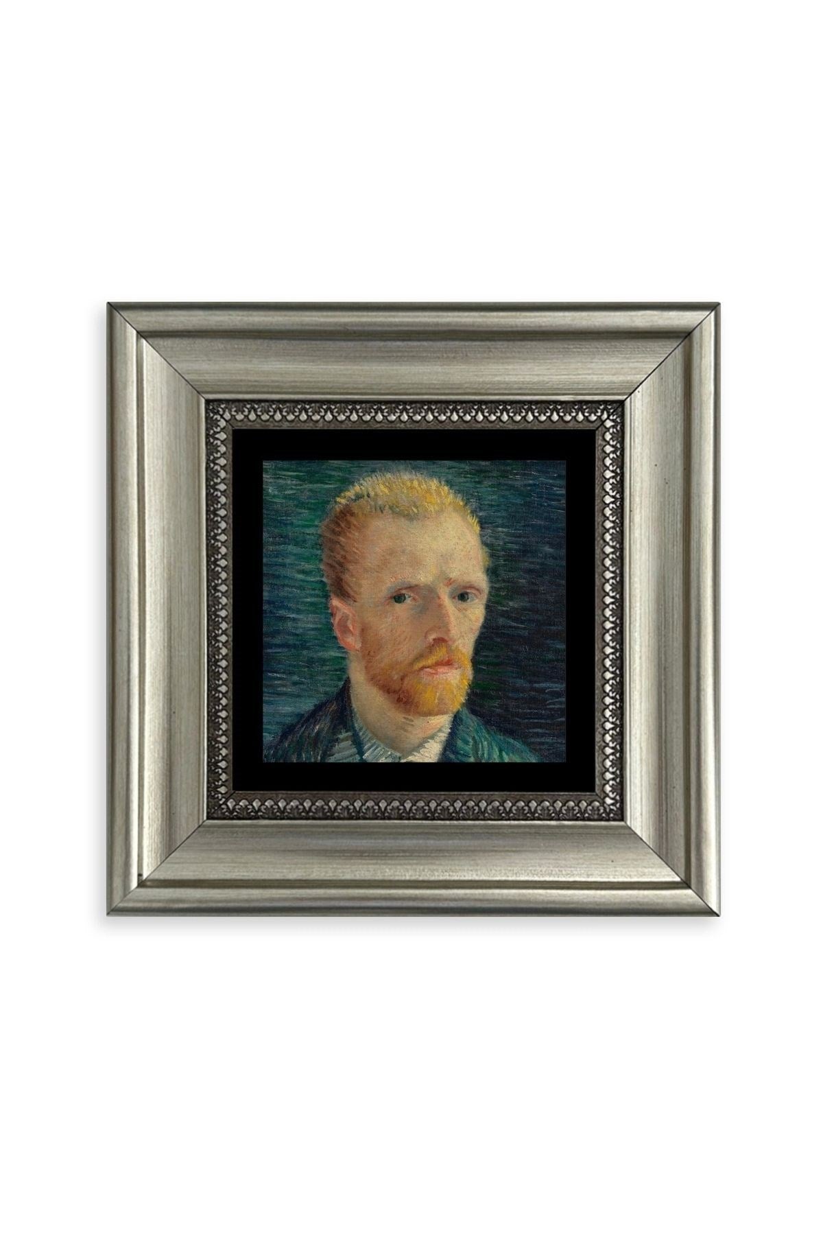 Van Gogh Çerçeveli Taş Tablo 20 cm