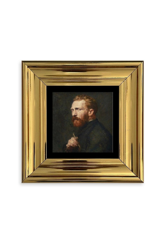 Van Gogh Çerçeveli Taş Tablo 20 cm