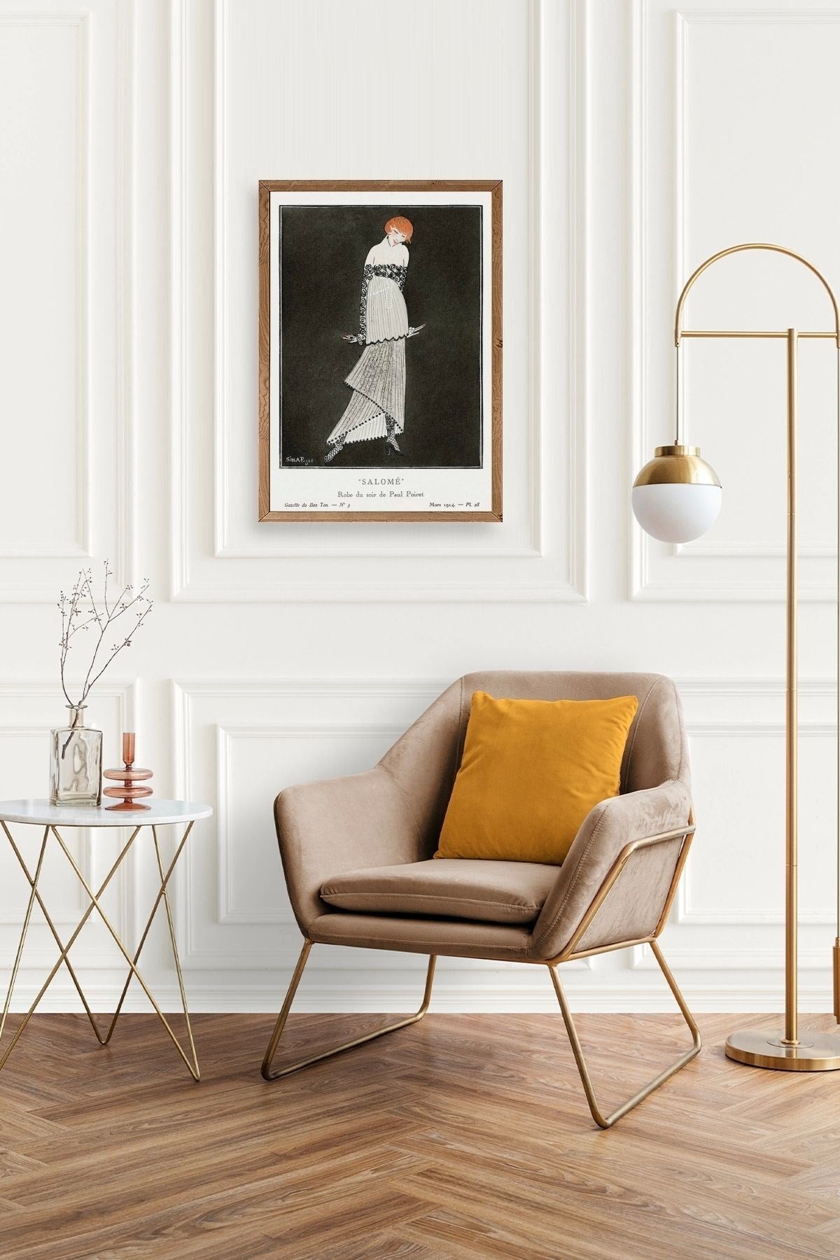 Bon Ton Ahşap Çerçeveli Tablo 17 x 23