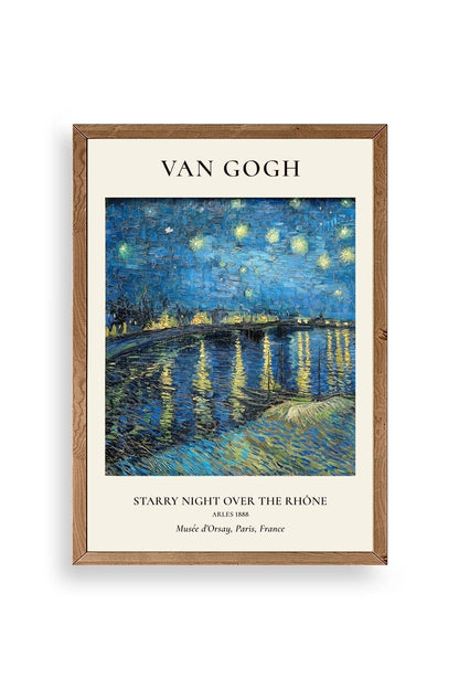 Van Gogh Ahşap Çerçeveli Tablo 17 x 23