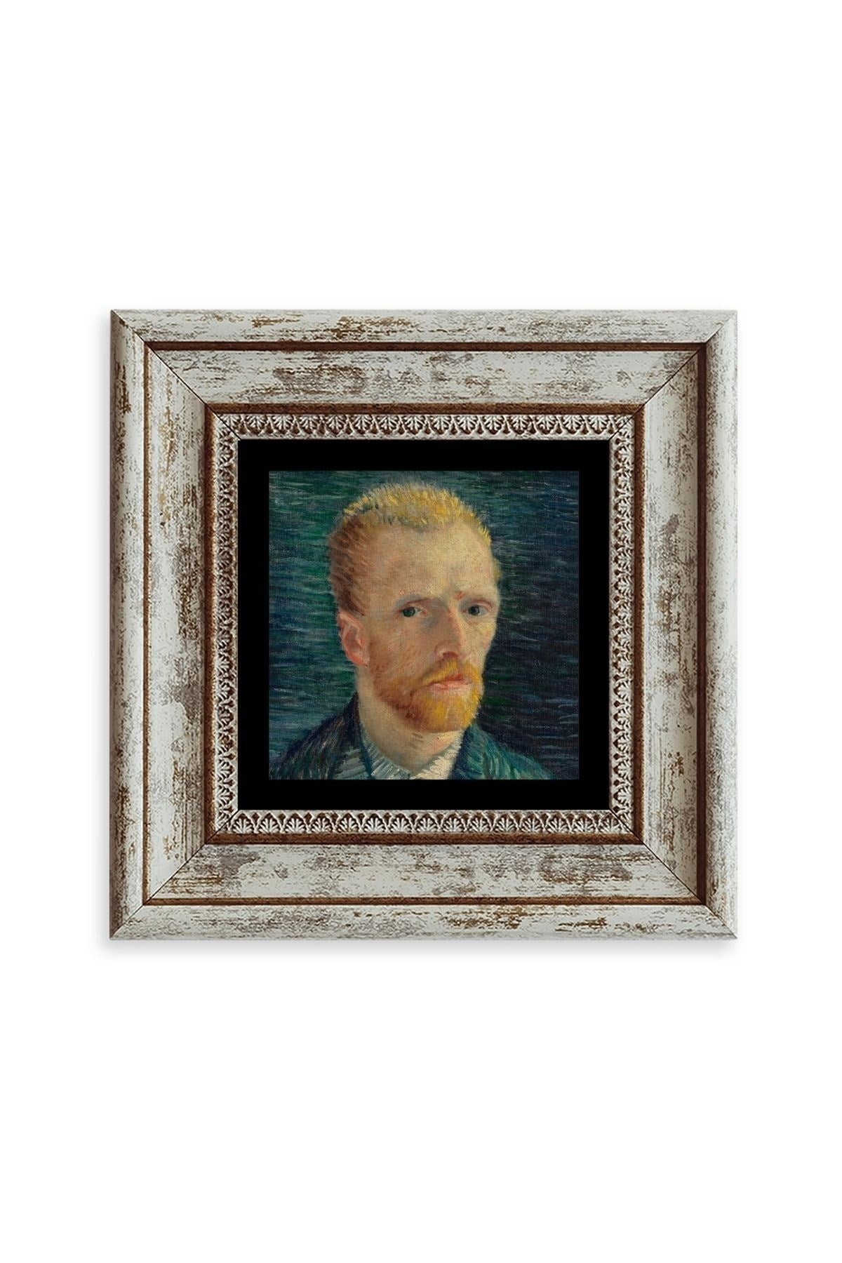 Van Gogh Çerçeveli Taş Tablo 20 cm