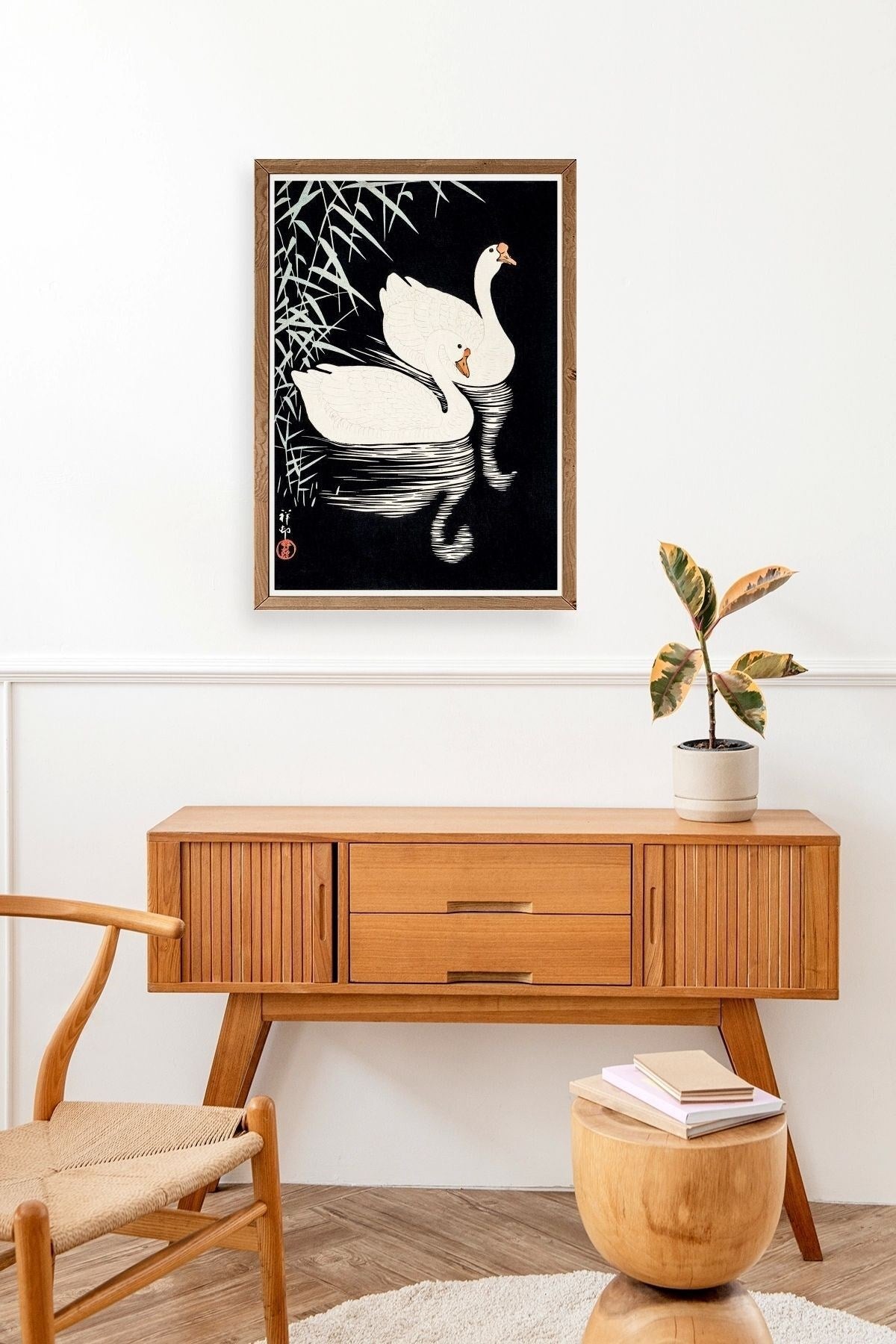 Sepia Herbes Ahşap Çerçeveli Tablo 30 x 42