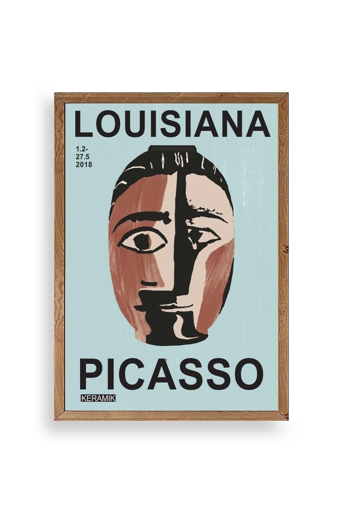 Picasso Ahşap Çerçeveli Tablo 23 x 30