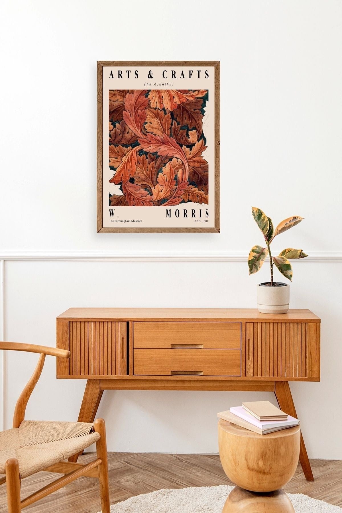 Morris Ahşap Çerçeveli Tablo 23 x 30