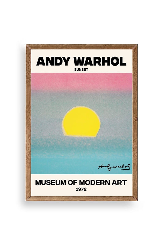 Andy Warhol Ahşap Çerçeveli Tablo 30 x 42