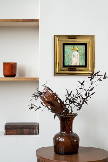 Van Gogh Çerçeveli Taş Tablo 20 cm