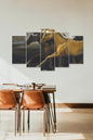 At Manzarası 5 Parçalı Mdf Tablo 60 x 100