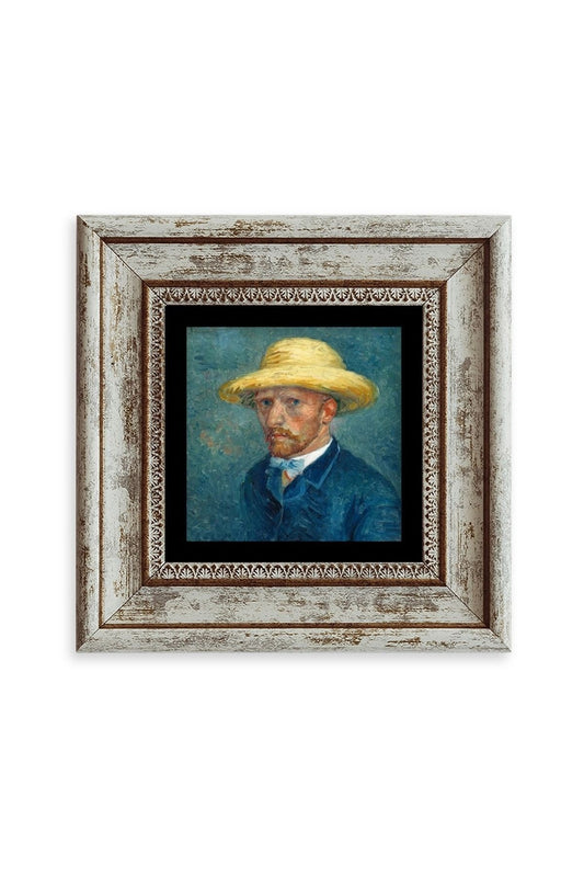 Van Gogh Çerçeveli Taş Tablo 20 cm