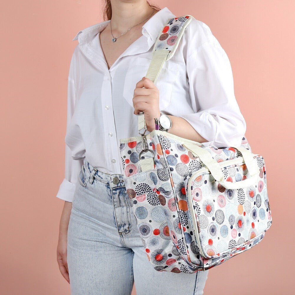 Loren Desenli Örgü Çantası