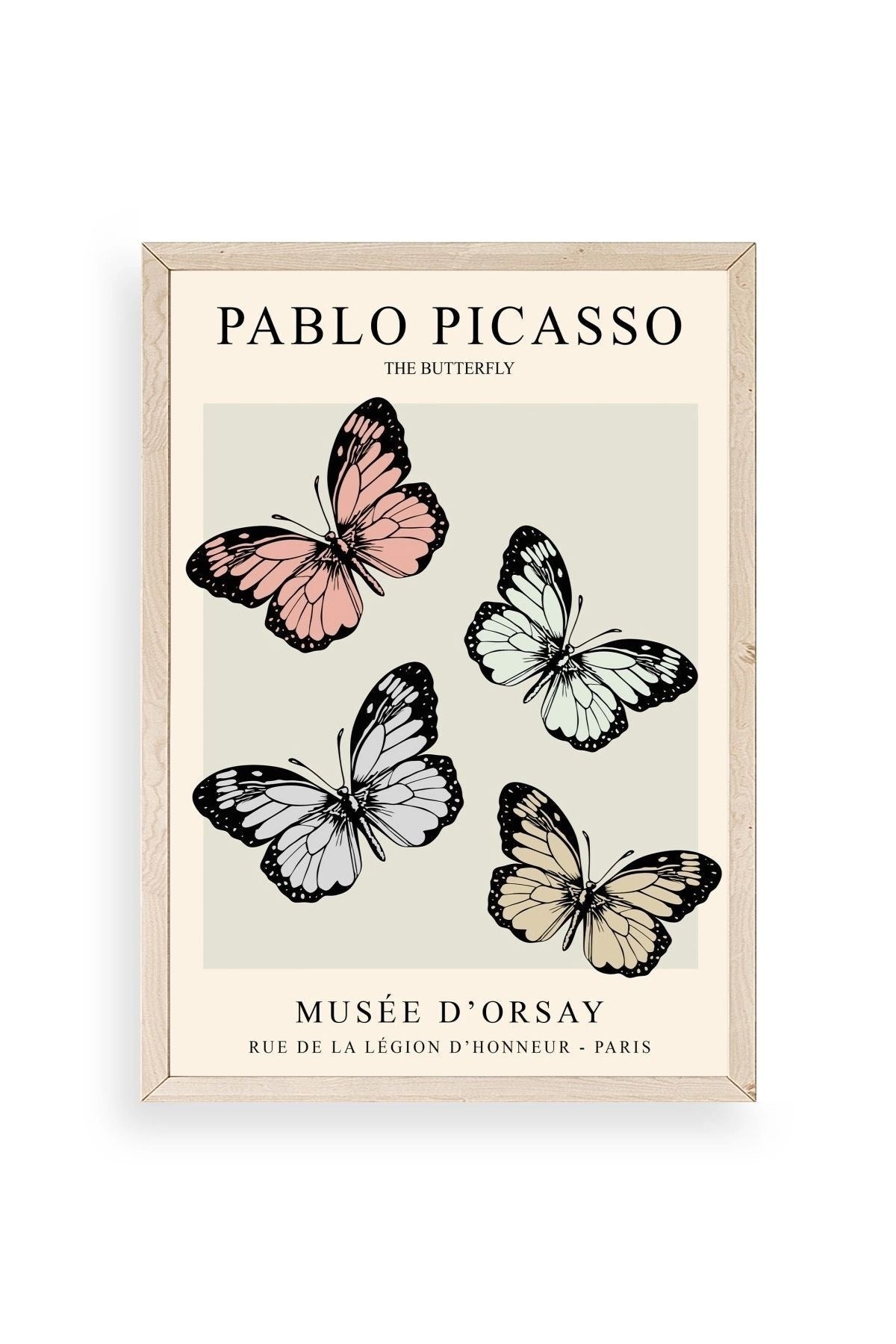 Picasso Ahşap Çerçeveli Tablo 17 x 23