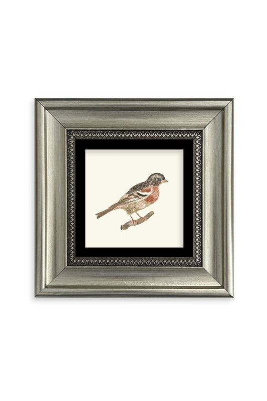 Kuş Çerçeveli Taş Tablo 20 cm