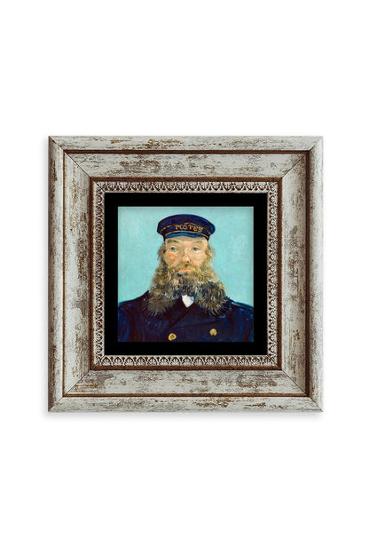 Van Gogh Çerçeveli Taş Tablo 20 cm