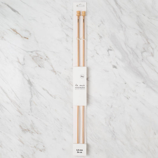 La Mia Whitewood 3.5 mm 36 cm Ahşap Örgü Şişi