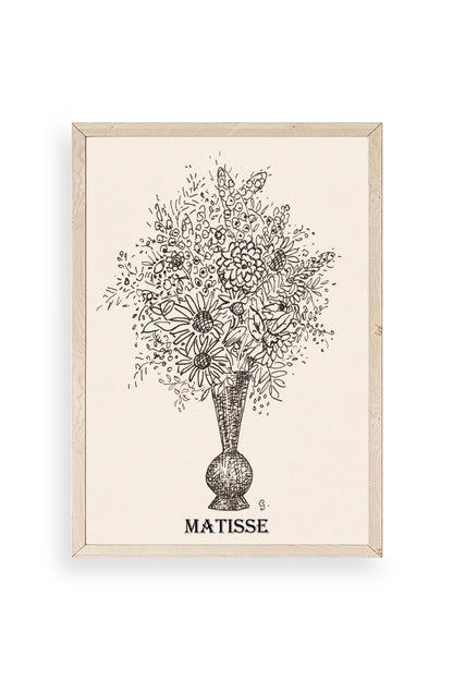 Matisse Ahşap Çerçeveli Tablo 50 x 70