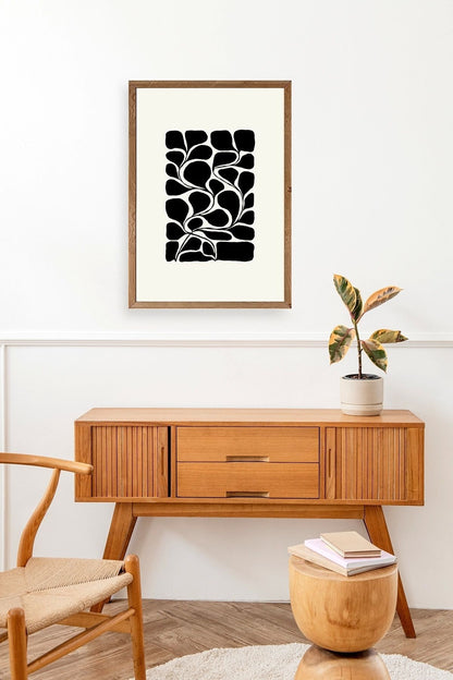 Desen Ahşap Çerçeveli Tablo 30 x 42