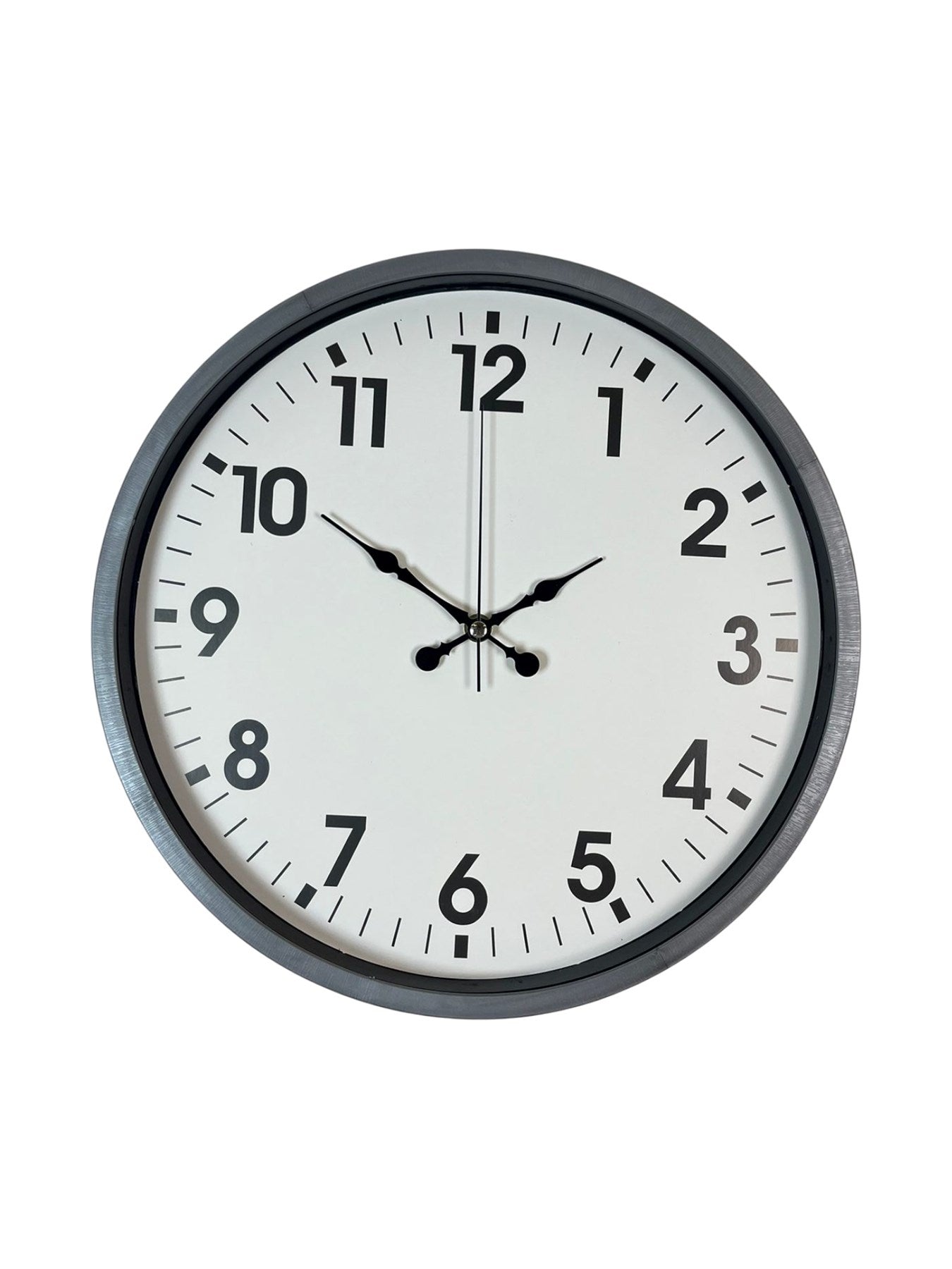 Zentime 36 Cm Gri Dekoratif Duvar Saati