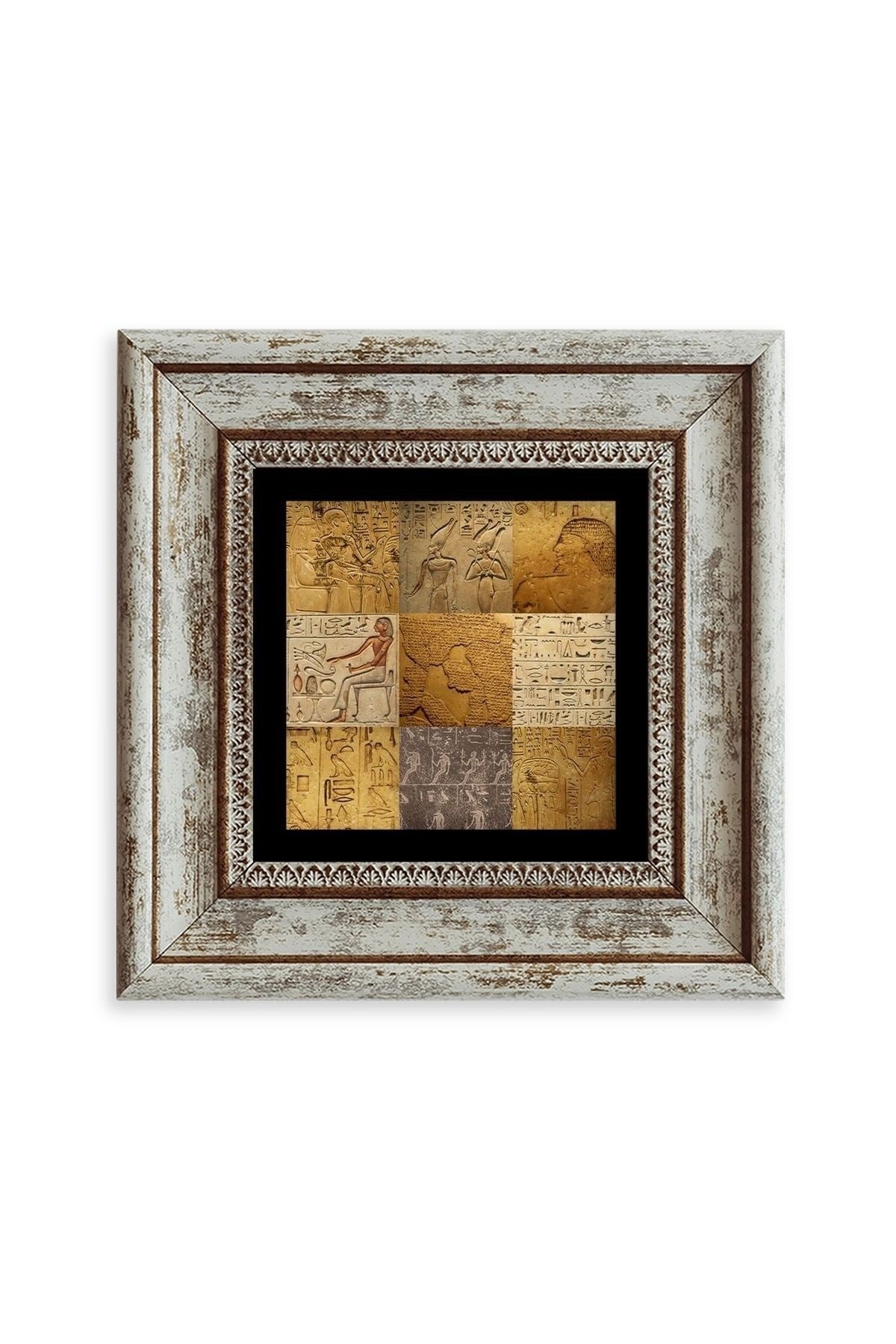 Mozaik Çerçeveli Taş Tablo 20 cm