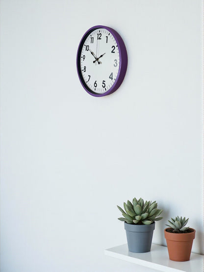 Zentime 36 Cm Mor Dekoratif Duvar Saati