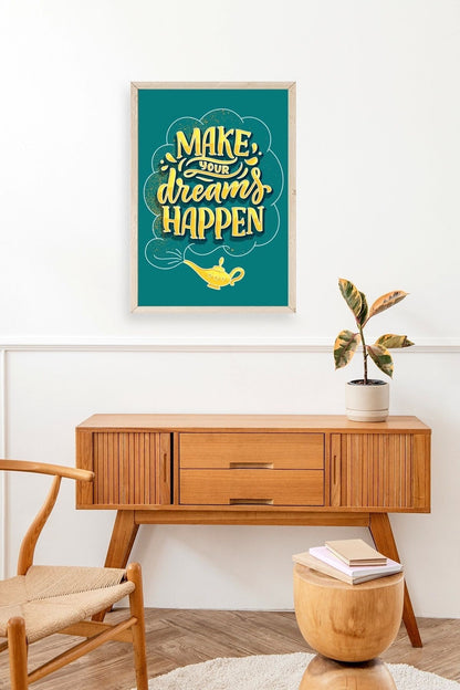 Motto Ahşap Çerçeveli Tablo 50 x 70