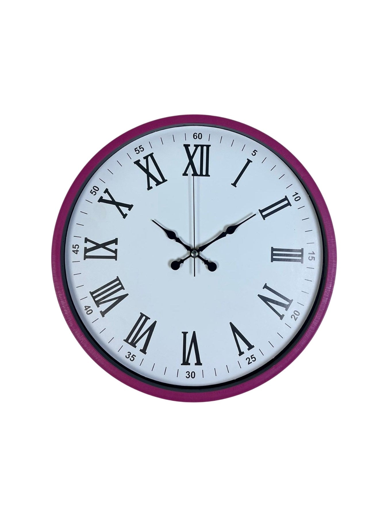 Zentime 36 Cm Pembe Dekoratif Duvar Saati