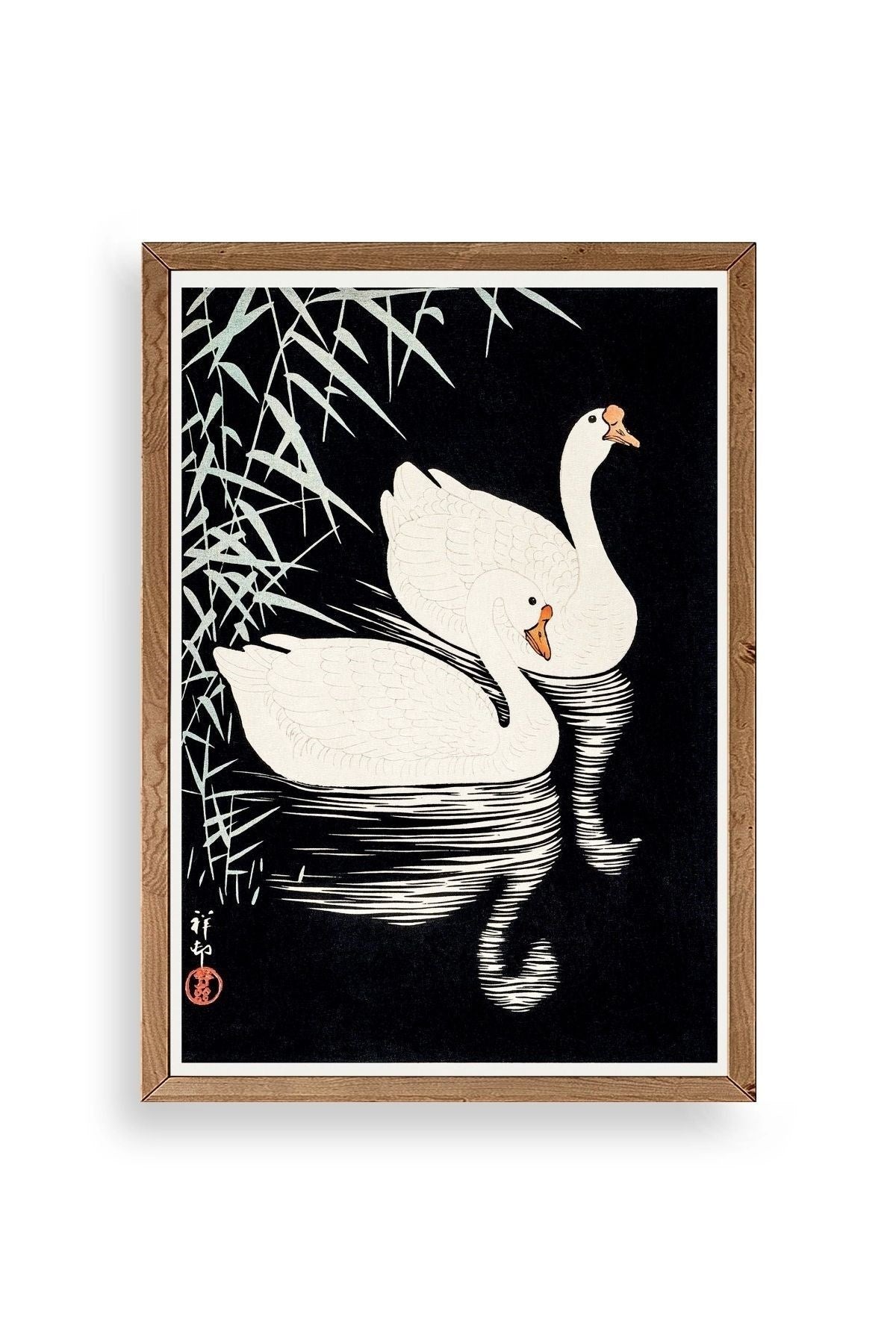 Sepia Herbes Ahşap Çerçeveli Tablo 50 x 70