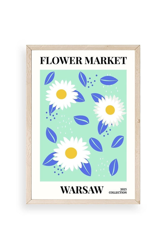 Çiçek Ahşap Çerçeveli Tablo 30 x 42