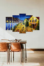 Deniz Manzara 5 Parçalı Mdf Tablo 60 x 100