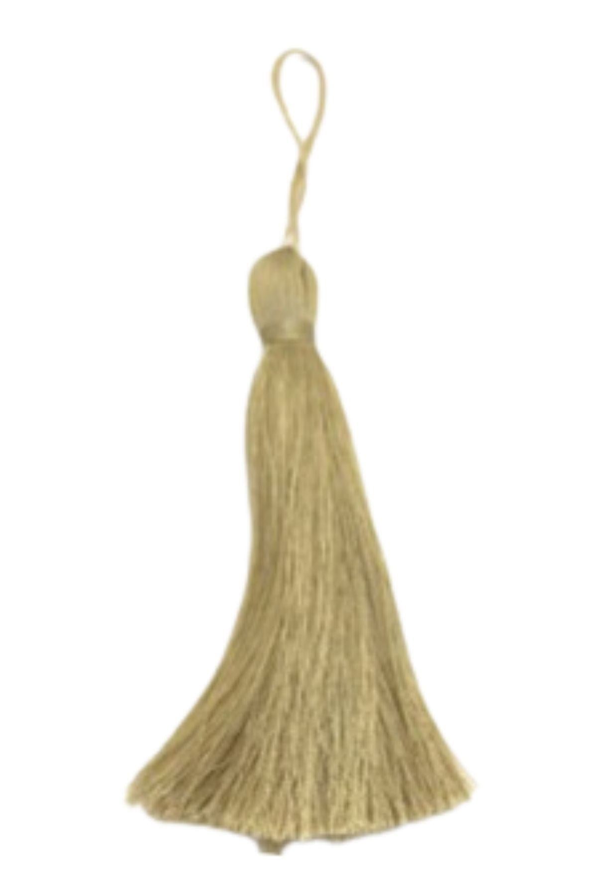 Püskül Tekli 10 cm 1 Adet Bej