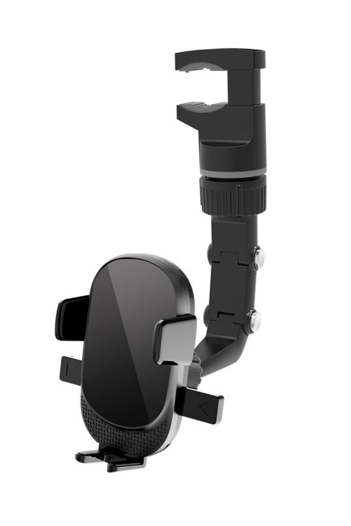 BUFFER® Dikiz Aynasına Takılabilen Eklemli Telefon Tutucu Aparat