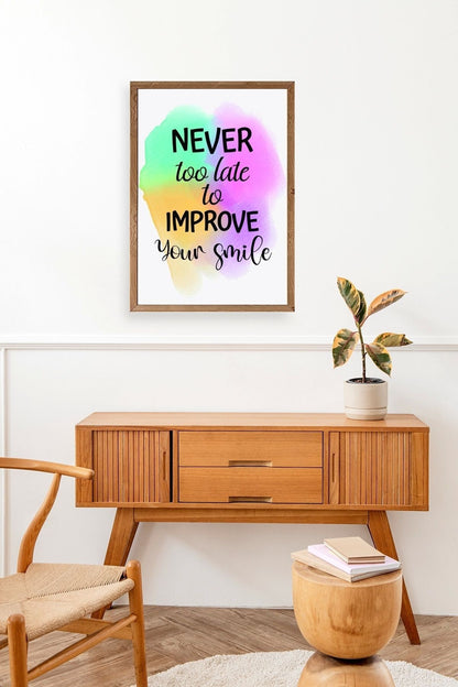 Motto Ahşap Çerçeveli Tablo 50 x 70